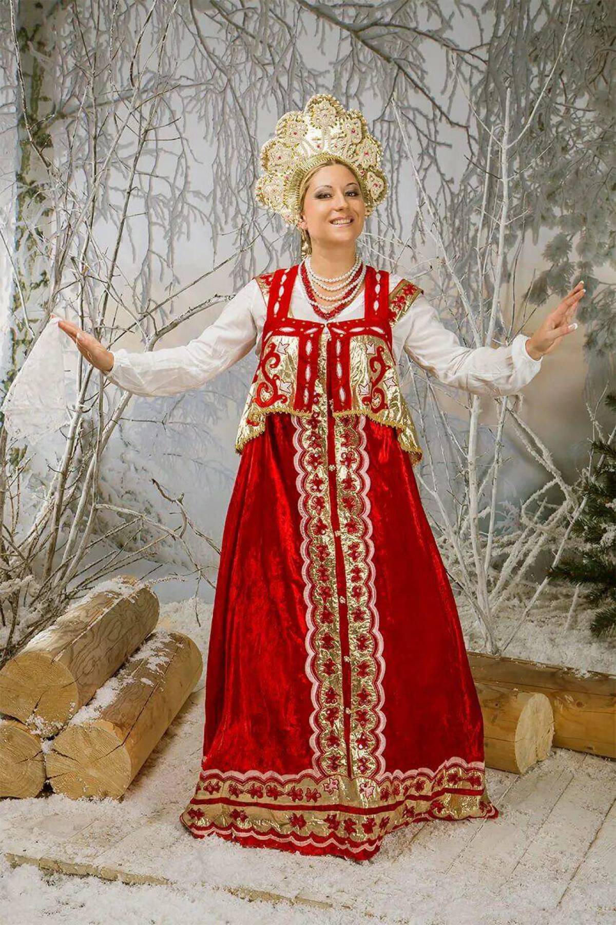 Girls in Slavic costumes in Dookie di Cascias
